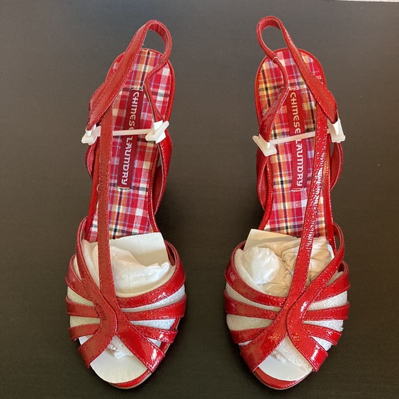 Chinese Laundry Open Toe Sling Back Heels - 7-1/2 - NIB - Picture 6 of 10